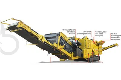 Châssis de concasseur mobile